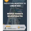Apostila Médico Horista Neuropediatra Prefeitura de Leme SP 2023