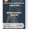 Apostila Médico Horista Pediatra Prefeitura de Leme SP 2023