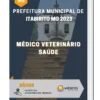 Apostila Médico Veterinário Saúde Prefeitura de Itabirito MG 2023