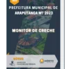 Apostila Monitor De Creche Prefeitura de Araputanga MT 2023