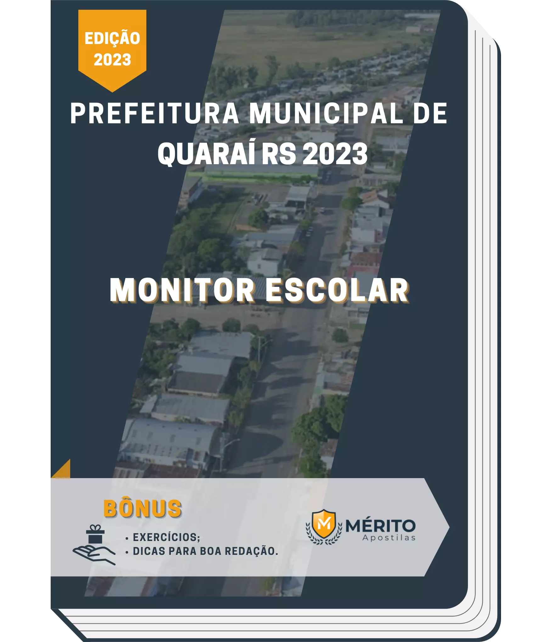 Apostila Monitor Escolar Prefeitura Quaraí RS 2023