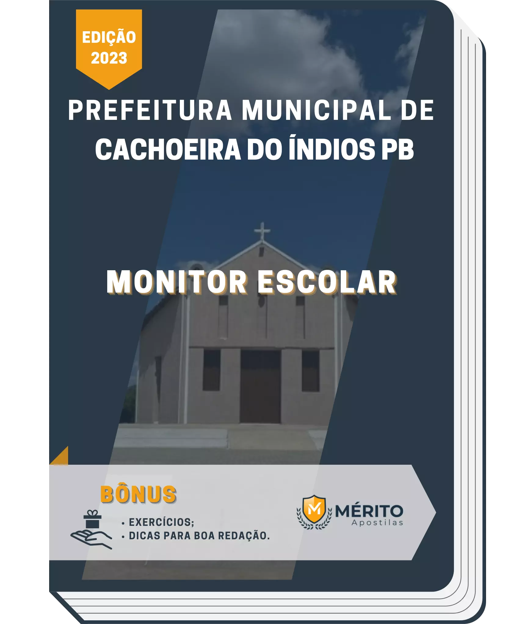 Apostila Monitor Escolar Prefeitura de Cachoeira do Índios PB