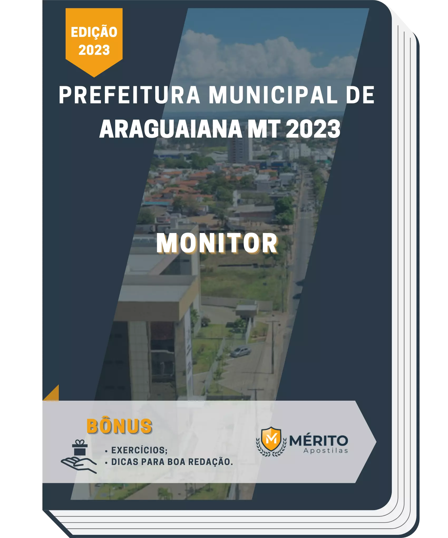 Apostila Monitor Prefeitura de Araguaiana MT 2023