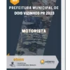 Apostila Motorista Prefeitura de Dois Vizinhos PR 2023