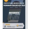 Apostila Motorista Prefeitura de Pedrinhas Paulista SP 2023