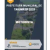 Apostila Motorista Prefeitura de Tarumã SP 2023
