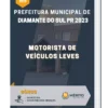 Apostila Motorista De Veículos Leves Prefeitura de Diamante do Sul PR 2023