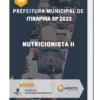 Apostila Nutricionista II Prefeitura Itirapina SP 2023