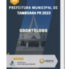 Apostila Odontólogo Prefeitura de Tamboara PR 2023