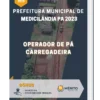 Apostila Operador De Pá Carregadeira Prefeitura de Medicilândia PA 2023