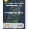 Apostila Operador Do SMAE Prefeitura de Araputanga MT 2023
