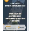 Apostila Operador de Estação de Tratamento de Água e Esgoto Concurso SAAE de Aracruz ES 2023