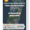 Apostila Operador de Máquinas Prefeitura de Pérola do Oeste PR 2023