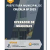 Apostila Operador de Máquinas Prefeitura de Cruzália SP 2023