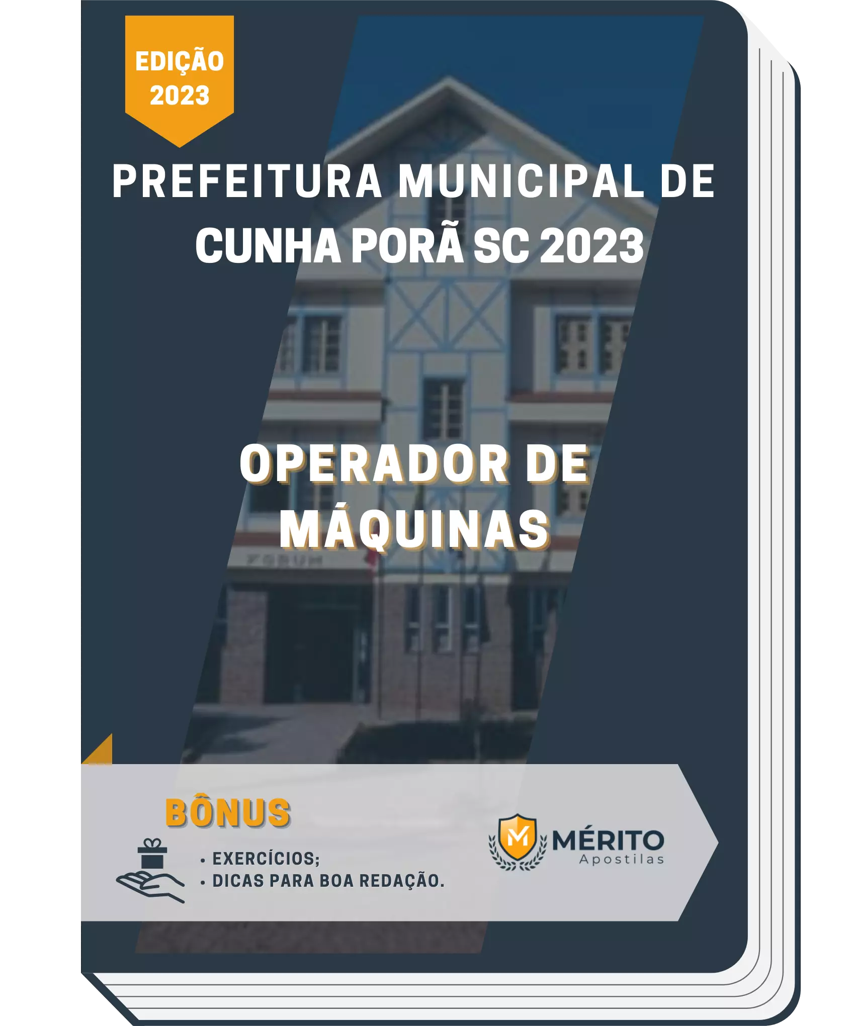 Apostila Operador de Máquinas Prefeitura de Cunha Porã SC 2023