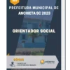 Apostila Orientador Social Prefeitura de Anchieta SC 2023