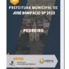 Apostila Pedreiro Prefeitura José Bonifácio SP 2023