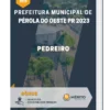 Apostila Pedreiro Prefeitura de Pérola do Oeste PR 2023
