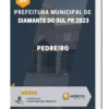 Apostila Pedreiro Prefeitura de Diamante do Sul PR 2023