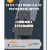 Apostila Pedreiro e Encanador Prefeitura de Pontes Gestal SP 2023