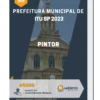 Apostila Pintor Prefeitura de Itu SP 2023