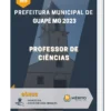 Apostila Professor De Ciências Prefeitura de Guapé MG 2023
