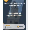 Apostila Professor De Educação Física Prefeitura de Guapé MG 2023