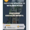 Apostila Professor Educação Infantil Prefeitura de Matelândia PR 2023