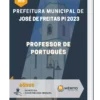 Apostila Professor de Português Prefeitura de José de Freitas PI 2023
