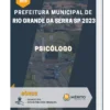 Apostila Psicólogo Prefeitura de Rio Grande da Serra SP 2023