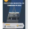 Apostila Psicólogo Prefeitura de Tamboara PR 2023
