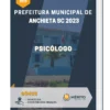 Apostila Psicólogo Prefeitura de Anchieta SC 2023