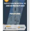 Apostila Psicólogo Prefeitura de José de Freitas PI 2023