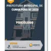 Apostila Psicólogo Prefeitura de Cunha Porã SC 2023