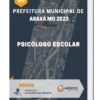 Apostila Psicólogo Escolar Prefeitura de Araxá MG 2023