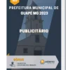 Apostila Publicitário Prefeitura de Guapé MG 2023