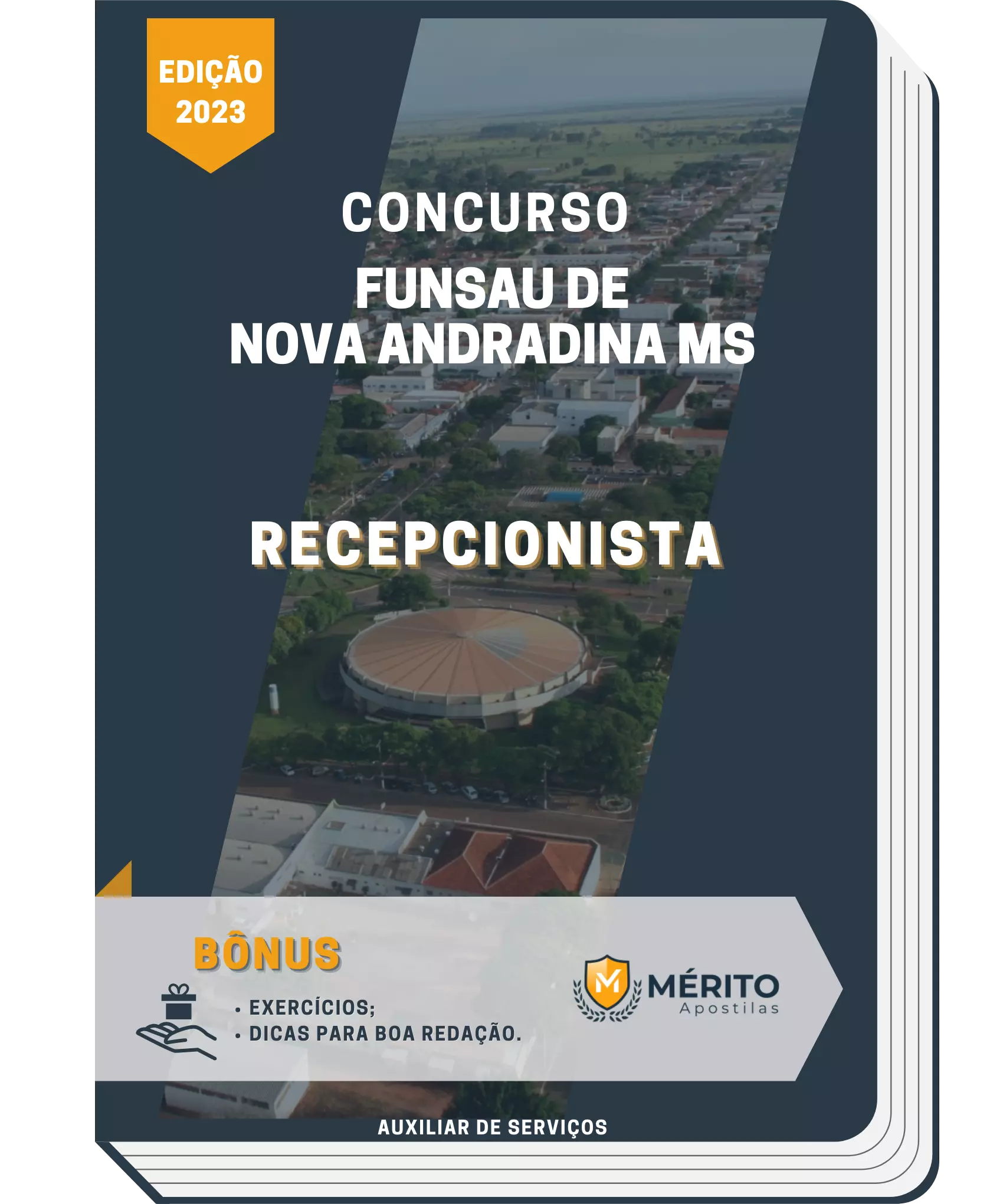 Apostila Recepcionista Concurso FUNSAU de Nova Andradina MS