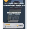 Apostila Recepcionista Prefeitura de Pedrinhas Paulista SP 2023