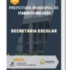 Apostila Secretária Escolar Prefeitura de Itabirito MG 2023