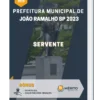 Apostila Servente Prefeitura de João Ramalho SP 2023