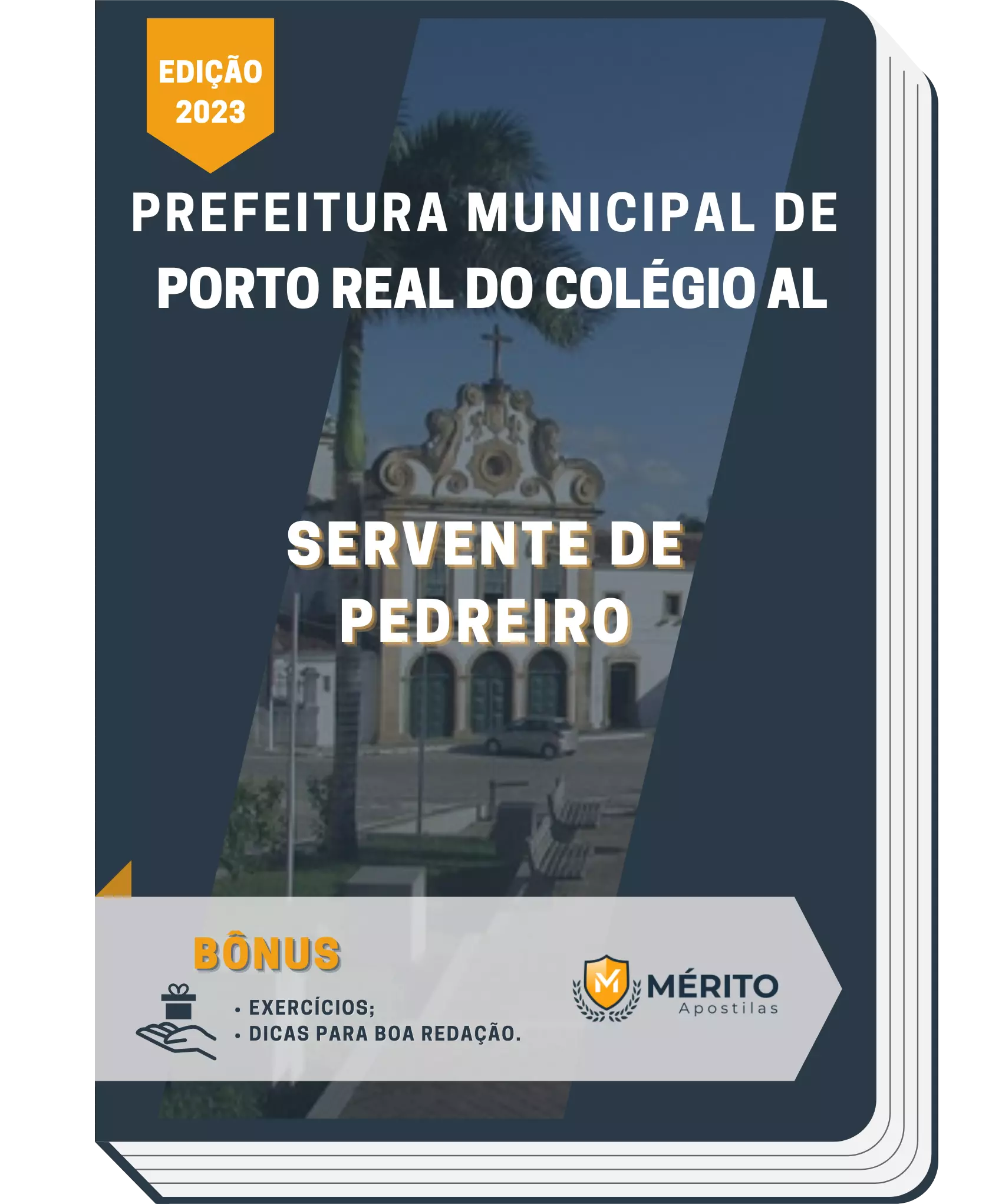 Apostila Servente De Pedreiro Prefeitura de Porto Real do Colégio AL 2023