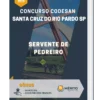 Apostila Servente de Pedreiro Concurso Codesan de Santa Cruz do Rio Pardo SP