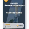 Apostila Serviços Gerais Concurso Câmara Meridiano SP 2023