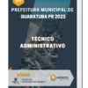 Apostila Técnico Administrativo Prefeitura de Guaratuba PR 2023