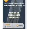 Apostila Técnico De Imobilização Ortopédica Prefeitura de Santo Antônio de Posse SP