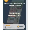 Apostila Técnico De Informática Prefeitura de Umirim CE 2023