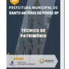 Apostila Técnico De Patrimônio Prefeitura de Santo Antônio de Posse SP