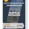 Apostila Técnico Em Enfermagem Prefeitura de Araguatins TO 2023