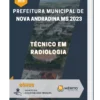 Apostila Técnico Em Radiologia Prefeitura de Nova Andradina MS 2023