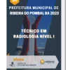 Apostila Técnico Em Radiologia Nível I Prefeitura de Ribeira do Pombal BA 2023